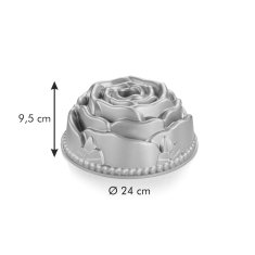 Tescoma Forma bábovka vysoká DELÍCIA ¤ 24 cm růže