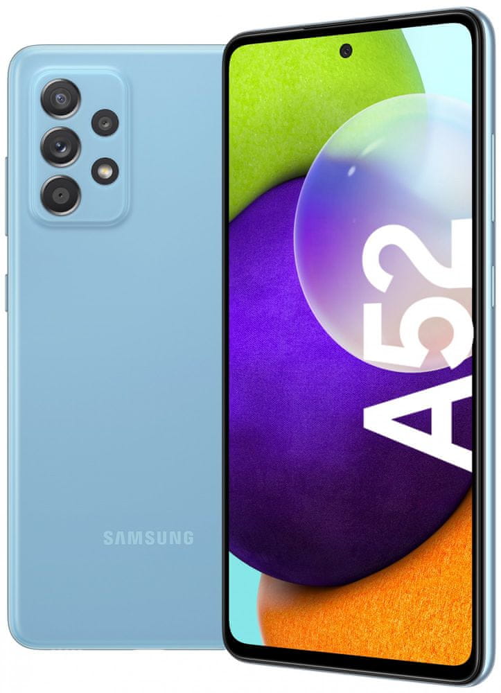 Samsung Galaxy A52, 6GB/128GB, Blue - zánovní