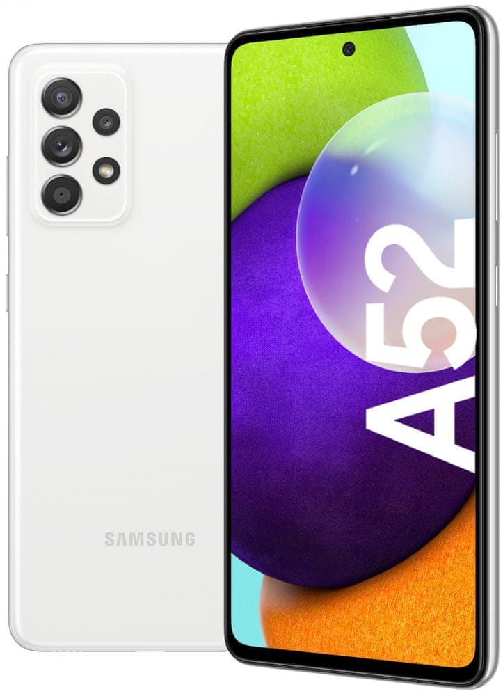 Samsung Galaxy A52, 6GB/128GB, White - zánovní