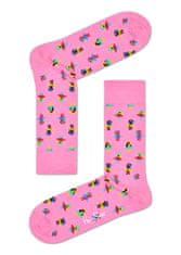 Happy Socks Růžové ponožky Happy Socks s tanečnicemi, vzor Hula - M-L (41-46)