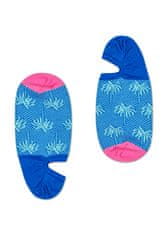 Happy Socks Pánské Modro-růžové nízké vykrojené ponožky Happy Socks, vzor Palm // KOLEKCE DRESSED - S-M (39-42)