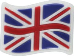 Crocs Dětské jibbitz Crocs Great Britain Flag 12, růžová vel.