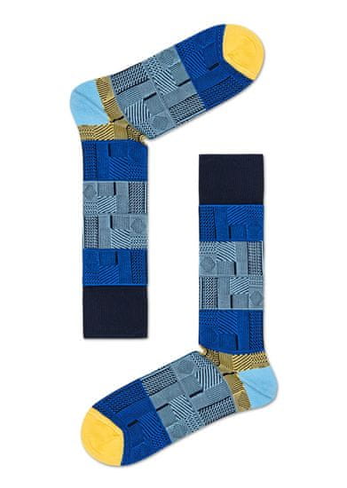 Happy Socks Pánské Modré ponožky Happy Socks, vzor Mix // KOLEKCE DRESSED - S-M (39-42)