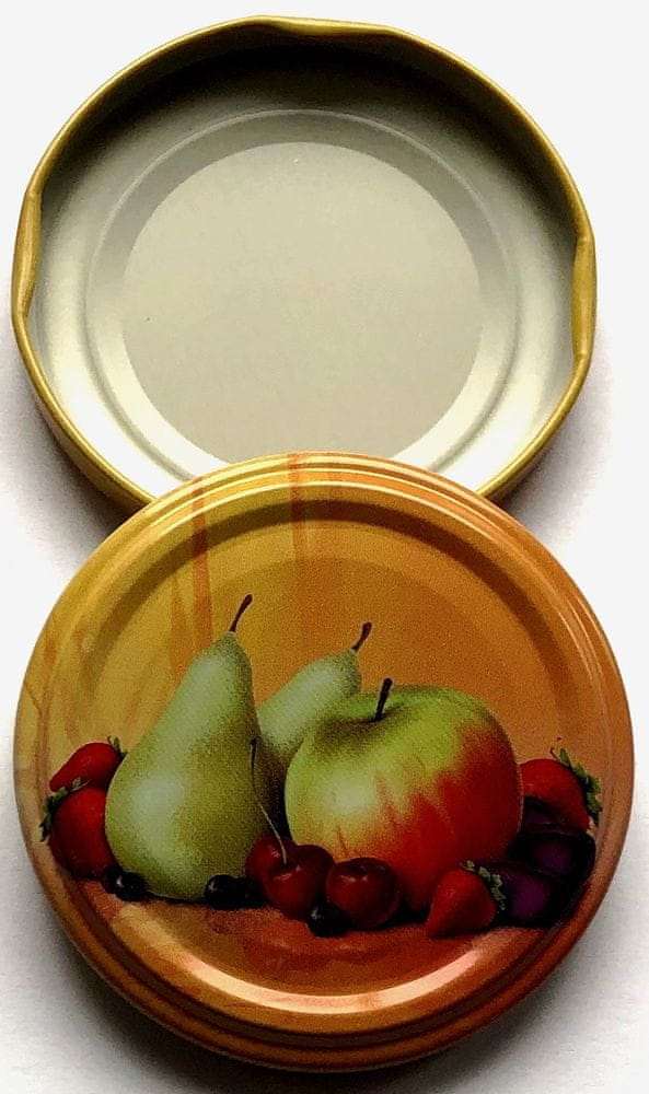 Marex Trade Víčka TWIST 66 mm hrušky/jablka pro sklenice 0,37l 10 ks