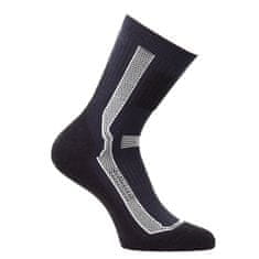 OXSOX unisex sportovní funkční speciálně tvarované bavlněné froté ponožky OX5200120 2-pack, antracitová, 35-38