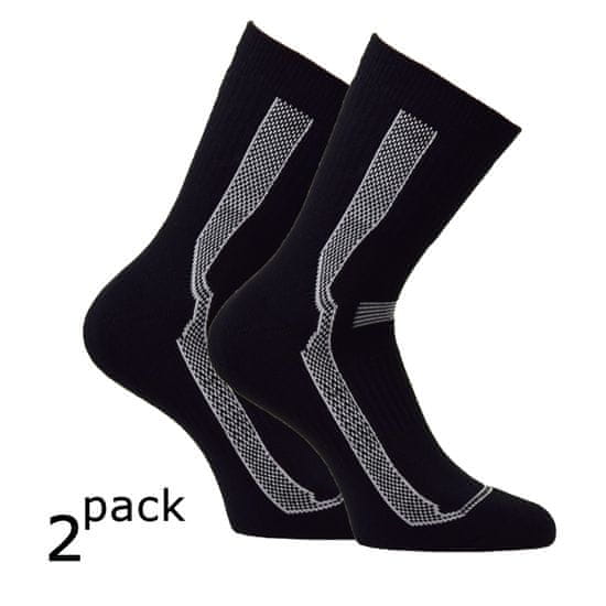 OXSOX unisex sportovní funkční speciálně tvarované bavlněné froté ponožky OX5200120 2-pack