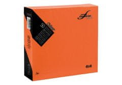 INFIBRA Papírové ubrousky 2vrstvy 40x40cm oranžová, 5x50ks - I0702