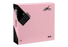 INFIBRA Papírové ubrousky 2vrstvy 40x40cm růžová, 5x50ks - I0705