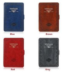 Durable Lock Mosso M001 Amazon Kindle Paperwhite pouzdro Vintage - červené, EKO kůže