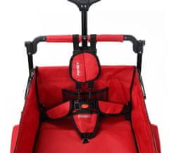 Fuxtec 5 bodový bezpečnostní pás pro vozíky CT-850 červený