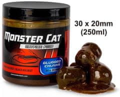 Tandem Baits Monster Cat Glugged pelety 30x20mm/300g Black Halibut