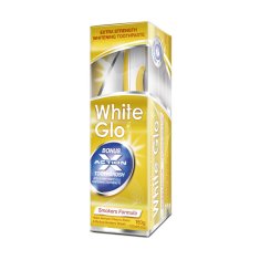 White Glo Smokers zubní pasta pro kuřáky 150 g + kartáček na zuby a mezizubní kartáčky