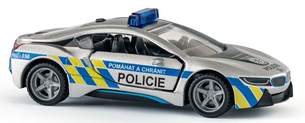 Levně SIKU Super česká verze policie BMW i8 LCI
