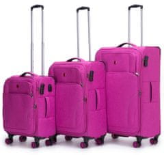 Swiss Sada kufrů X'plorer Pink 3-set