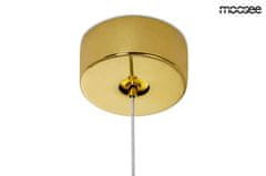 KINGHOME Závěsná lampa MOOSEE RING LUXURY 70 gold - LED, chromované zlato