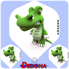 Designa Letky Amazon 3D Life Crocodile F1602