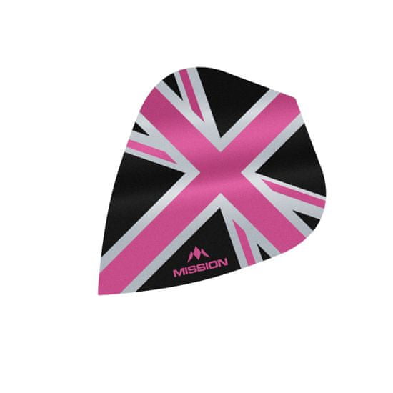 Mission Letky Alliance Union Jack - Black / Pink F3094