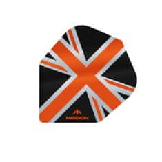 Mission Letky Alliance Union Jack No6 - Black / Orange F3100