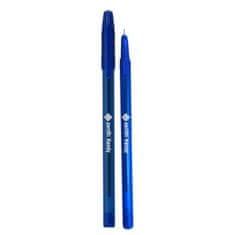 Astra 10ks - ZENITH Handy, Jednorázové kuličkové pero 0,7mm, modré s víkem, 201318007
