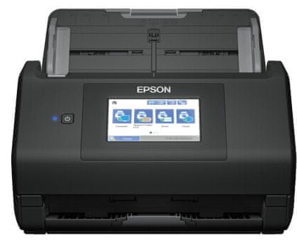 Profesionální skener Epson WorkForce ES-500WII (B11B263401), rychlé skenování, automatický podavač, vysoká kvalita, různé formáty, Wi-Fi, bezdrátové