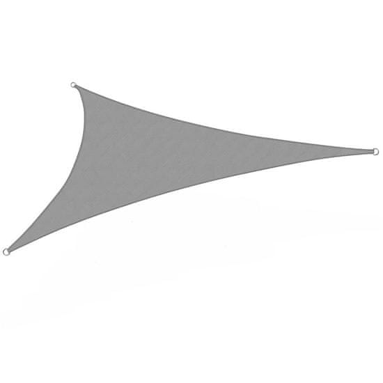 Timeless Tools Sluneční plachta trojúhelníková, 3,6 m, polyester, šedá