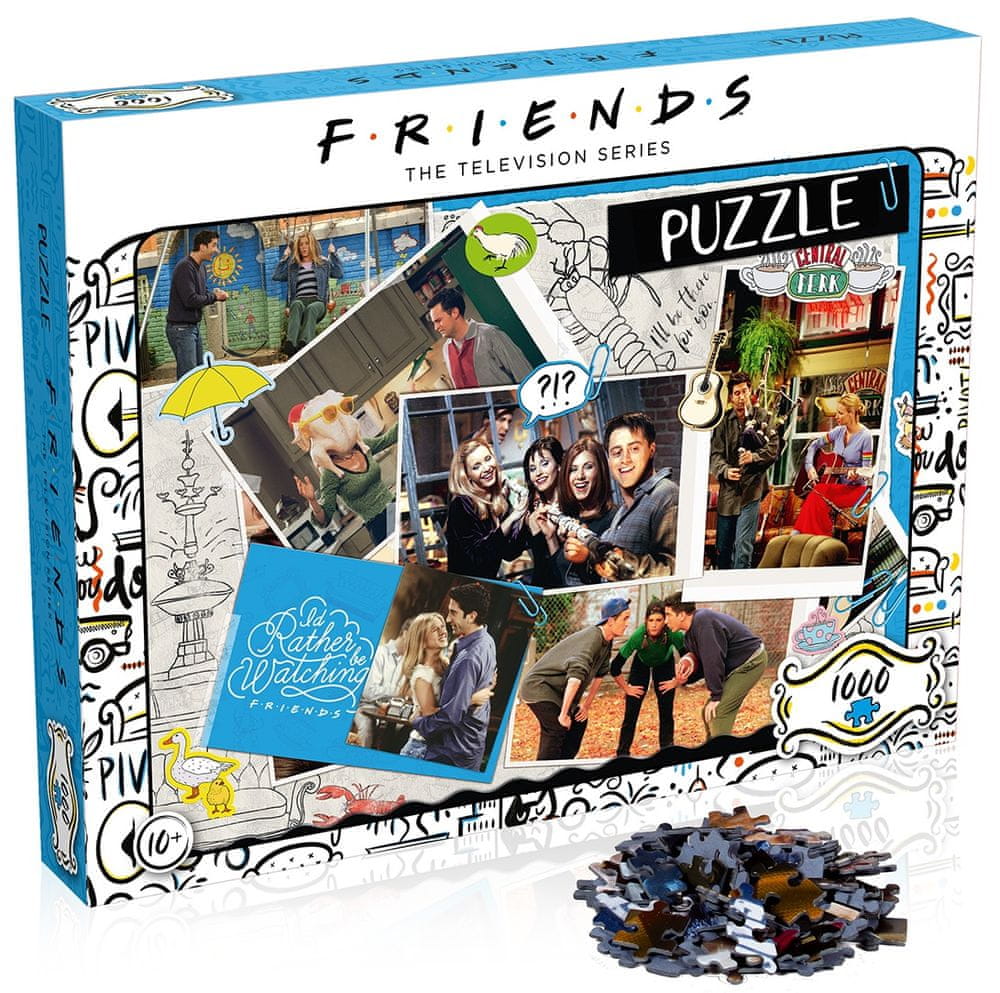 Winning Moves Přátelé Scrapbook puzzle 1000 dílků