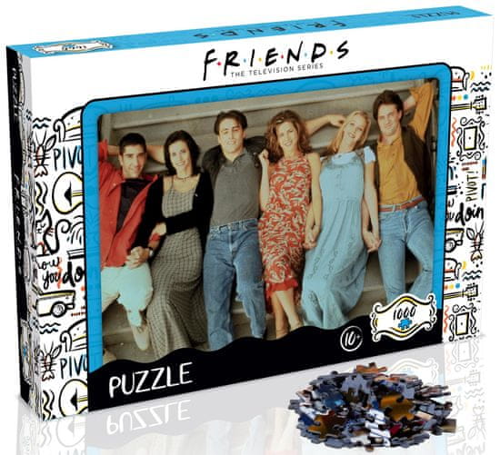 Winning Moves Přátelé Schody puzzle 1000 dílků