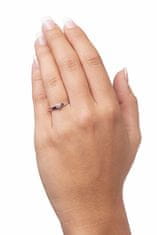 Brilio Zásnubní prsten z bílého zlata se zirkonem 226 001 00992 07 (Obvod 54 mm)