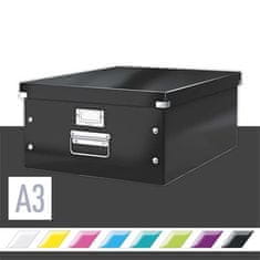 Leitz Univerzální krabice "Click&Store", černá, A3 60450095