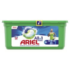 Ariel All-In-1 PODs + Aktivní Technologie Proti Zápachu Kapsle Na Praní, 30 Praní