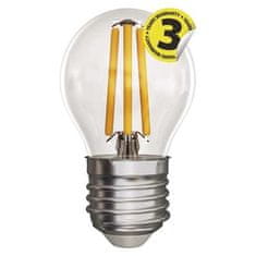 Emos LED žárovka Z74241 LED žárovka Filament Mini Globe A++ 4W E27 neutrální bílá