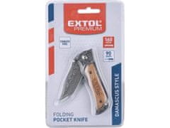 Extol Premium Zavírací nůž (8855121) nerez, 160/90mm