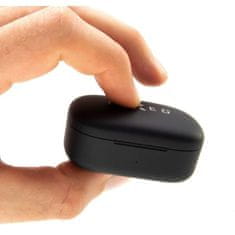 FIXED TWS sluchátka FIXED Boom HD s bezdrátovým nabíjením, černá