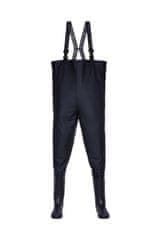 3Kamido Pánské brodící kalhoty CLASSIC, Rybářské kalhoty do hrudníku, k dispozici ve dvou barvách, Černá, Černá 44