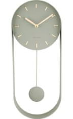 Karlsson Designové kyvadlové nástěnné hodiny 5822DG Karlsson 50cm