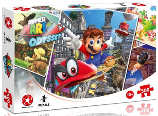 Winning Moves Puzzle Super Mario Odyssey 500 dílků
