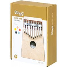 Stagg KALI-KID10-RD, dětská kalimba, 10 tónů, červená