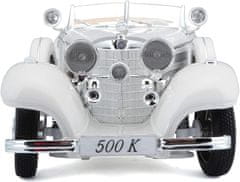 Maisto Mercedes-Benz 500K Maharadscha 1936 - bílá