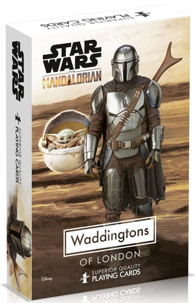 Levně Winning Moves Hrací karty Waddingtons Star Wars: The Mandalorian
