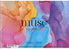 SHKOLYARYK Skicák, náčrtník "Aquarelle Muse", A4, 20 listů, 220 g PB-SC-020-313