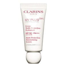 Clarins Víceúčelová ochranná emulze SPF 50 UV Plus Anti-pollution (Multi Protection Moisturizing Screen) 30 (Odstín Rose)
