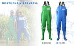 3Kamido Dámské brodící kalhoty, Rybářské kalhoty do hrudníku, prsačky, kalhotoboty k dispozici ve třechbarvách, Modrý 39
