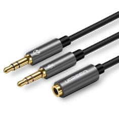 Ugreen AV140 audio kabel 3.5mm, černý
