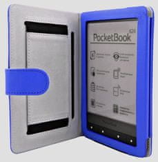 Fortress Pocketbook 614 / 615 / 622 / 623 / 624 / 625 / 626 / 631 / 640 / 641 FORTRESS FT158 tmavě modré pouzdro - magnet