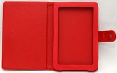 Fortress Pocketbook 614 / 615 / 622 / 623 / 624 / 625 / 626 / 631 / 640 / 641 FORTRESS FT140 červené pouzdro - magnet