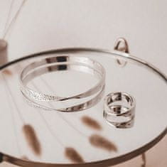 Hot Diamonds Stříbrný prsten s diamantem Quest DR219 (Obvod 54 mm)