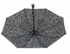 Doppler Dámský skládací deštník Black&white 7441465BW05