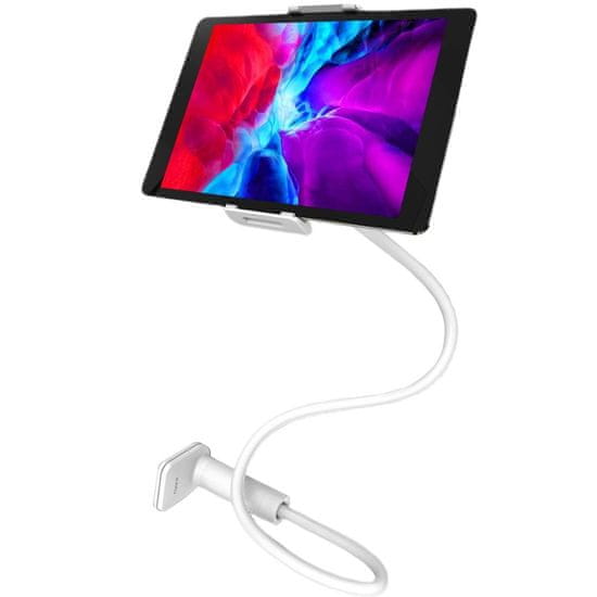 Kaku Lazy Holder flexibilní držák na mobil a tablet do 10.6'', bílý
