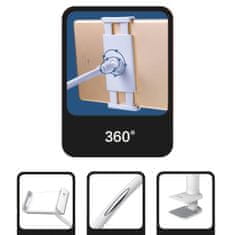 Kaku Lazy Holder flexibilní držák na mobil a tablet do 10.6'', bílý