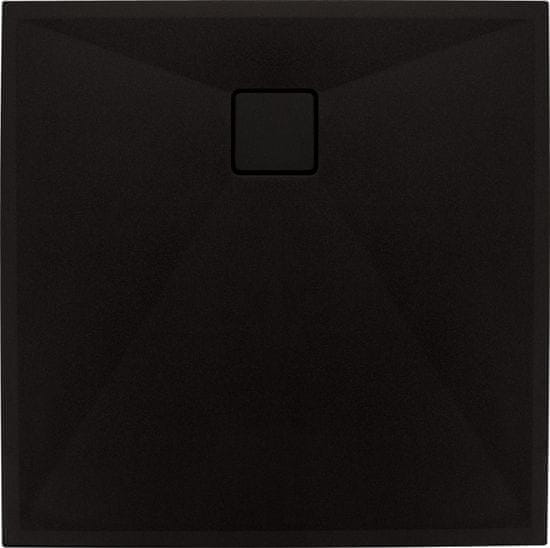 Deante DEANTE CORREO KQR_N41B Sprchová vanička 90x90cm, granit černá - Deante
